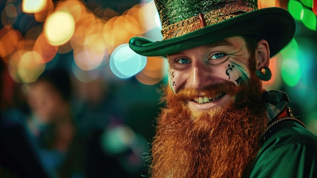 Leprechaun en las celebraciones del Día de San Patricio