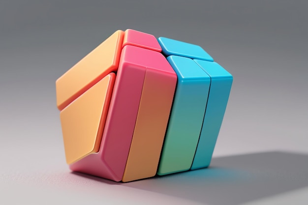 Lernspielzeug Rubik Cube Übung Denkfähigkeit Sehr schwieriger Rotationswettbewerb