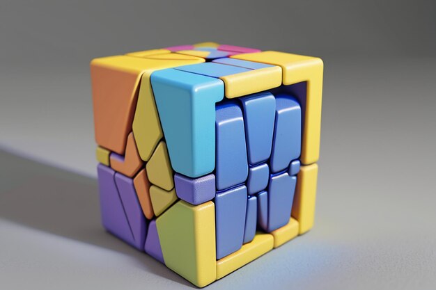 Lernspielzeug Rubik Cube Übung Denkfähigkeit Sehr schwieriger Rotationswettbewerb