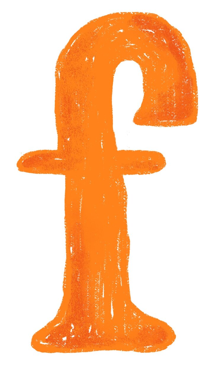 Foto letra f png fonte de lápis de cor transparente fundo