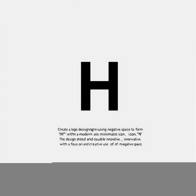Foto una letra negra sobre un fondo blanco