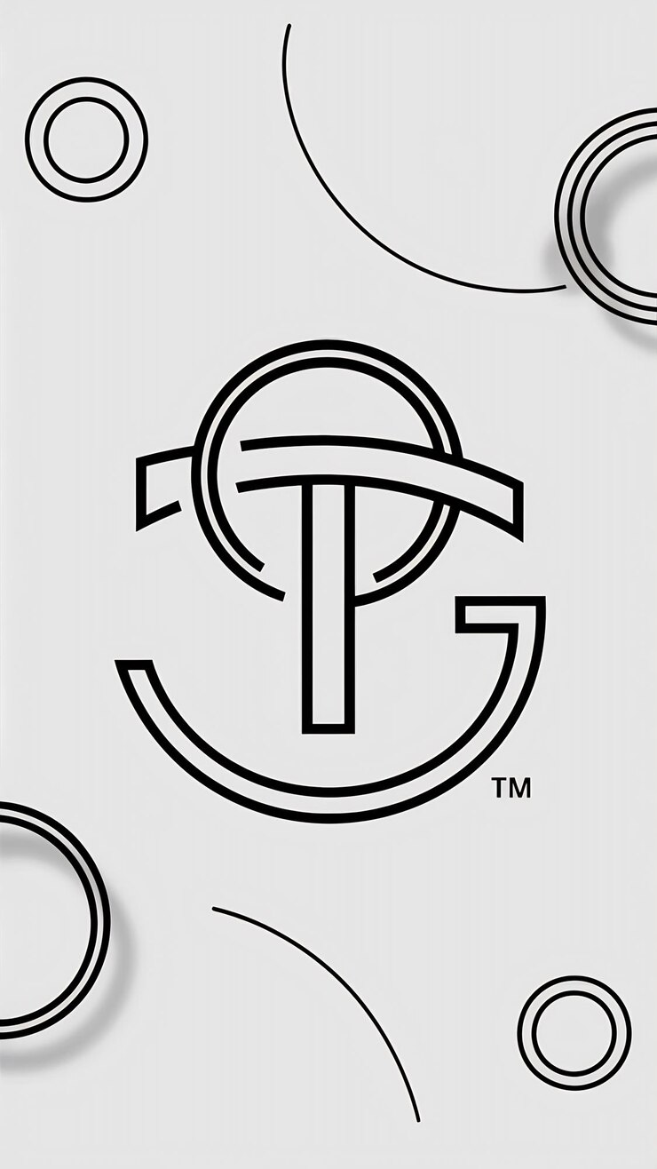 Foto letra t logotipo resumo elemento de forma de círculo símbolo de empresa redondo vetor