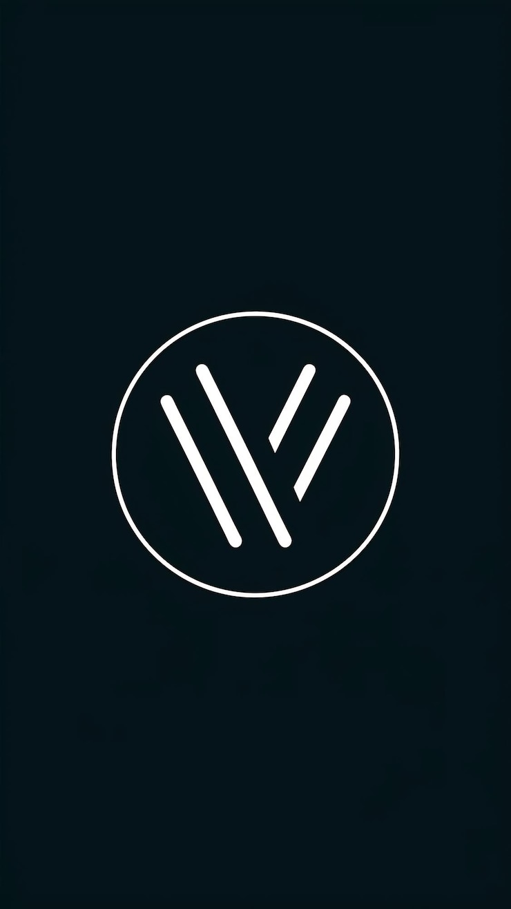 Foto letra v logotipo resumo elemento de forma de círculo símbolo de empresa redondo vetor