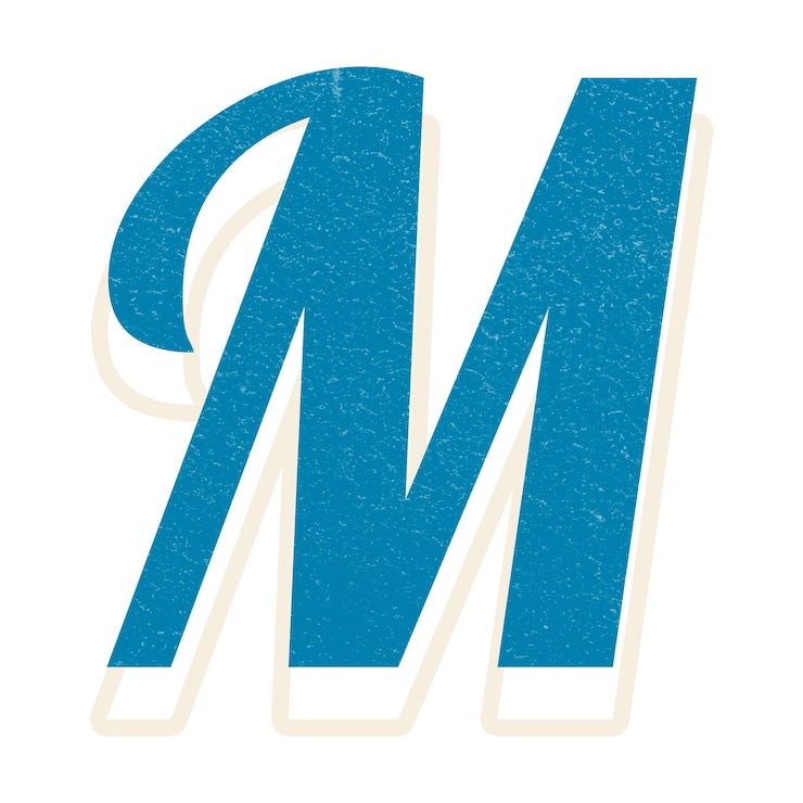 Foto letras del alfabeto m png
