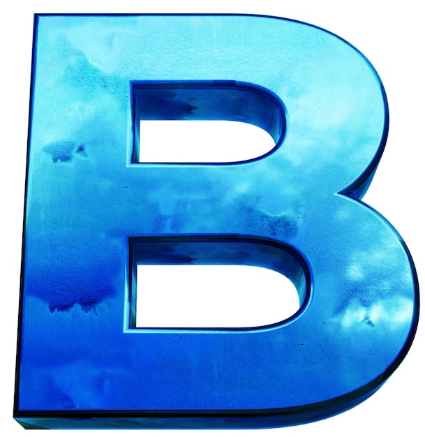 letras del alfabeto en textura de acuarela