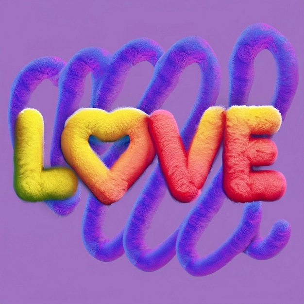 Letras de amor 3D