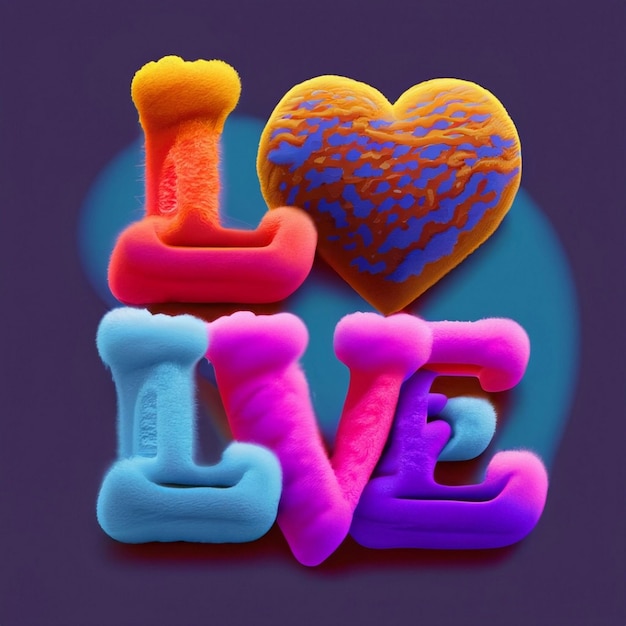 Letras de amor 3D