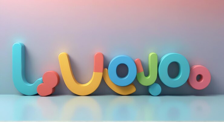 Foto letras coloridas que dicen hola en ellos
