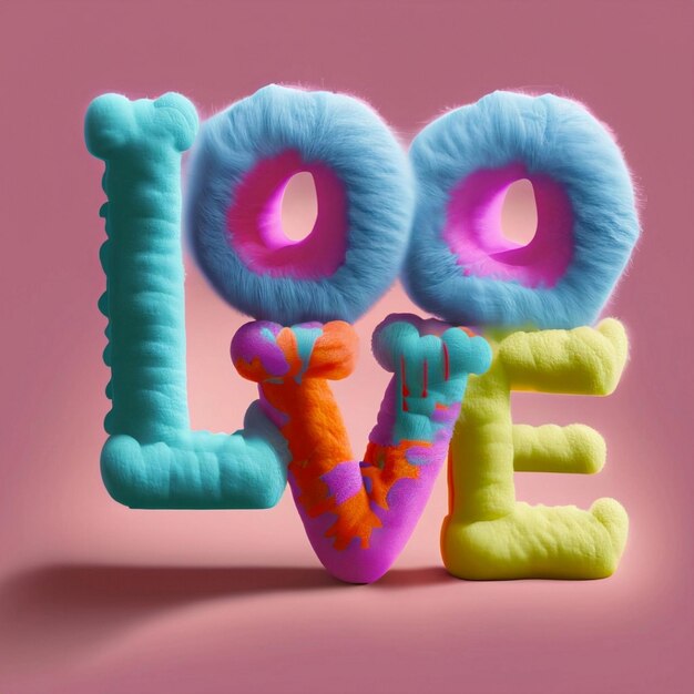 Letras de amor 3D