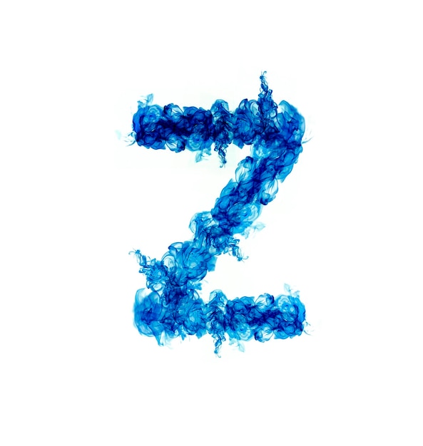 Letras en inglés azul Llama