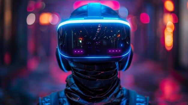 Letras de luz de neón en fondo oscuro que representan la palabra metaverso Concepto de entretenimiento digital de realidad virtual y aumentada