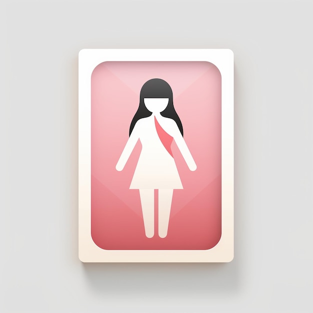 Foto letrero del baño con un ícono humano