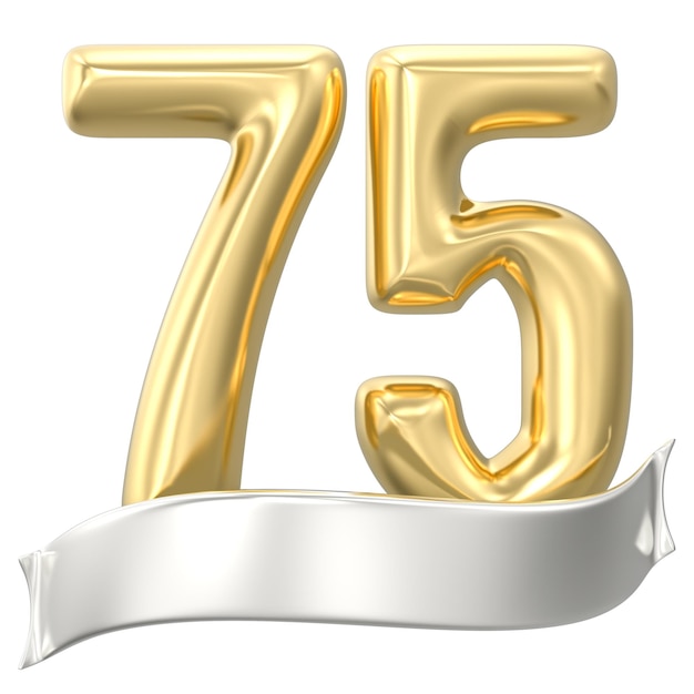 un letrero dorado con el número 6 en él