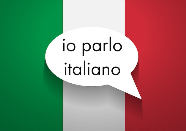 Letrero Hablando Italiano