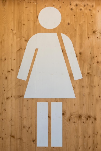Foto letrero de información en la pared de madera