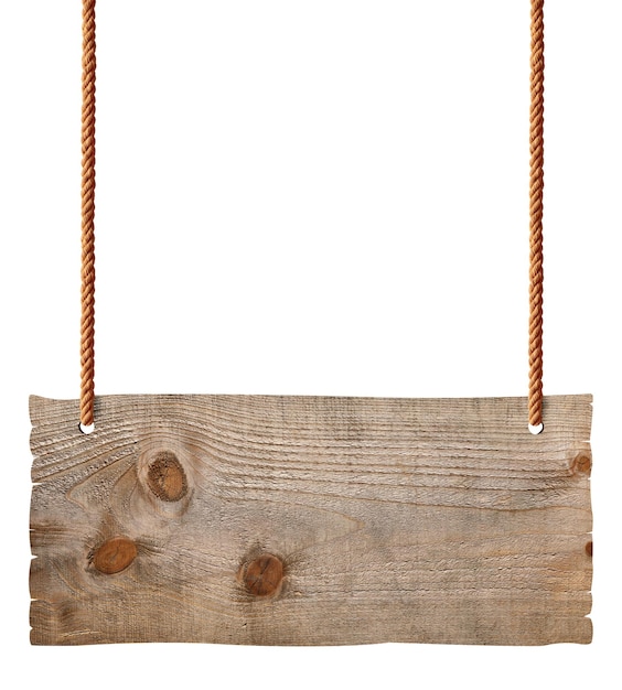 Letrero de madera cadena cuerdaletrero poste indicador