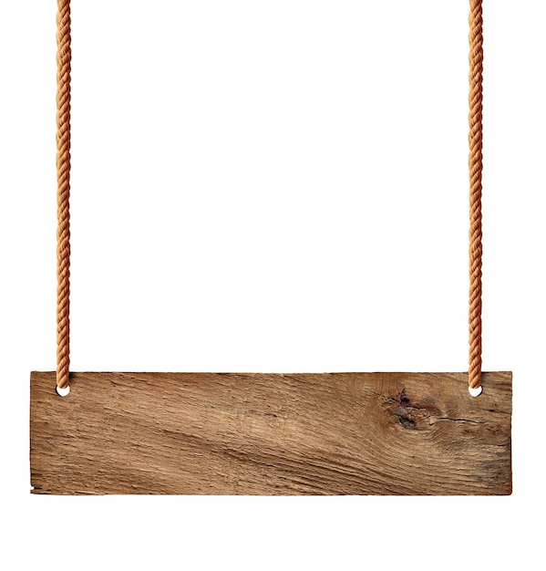 Letrero de madera cadena cuerdaletrero poste indicador