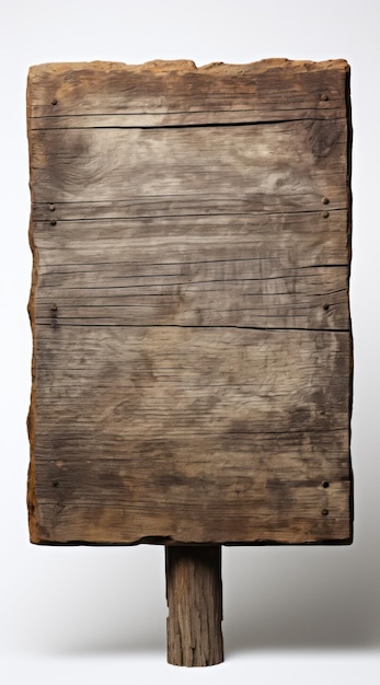 Letrero de madera desgastado vintage generado por IA