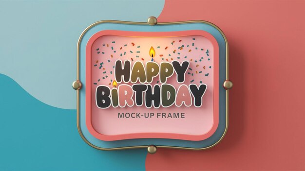 un letrero que dice feliz cumpleaños en él