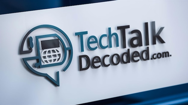 un letrero para un reloj inteligente que dice tecnología en letras negras