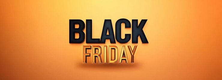 Foto un letrero de viernes negro con las palabras viernes negro viernes en él