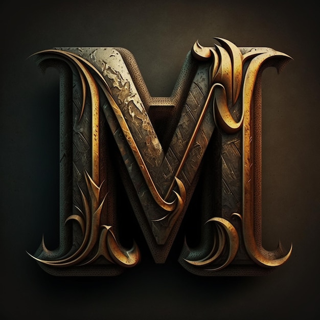 Letter Design M, Logo Design Buchstabe von M