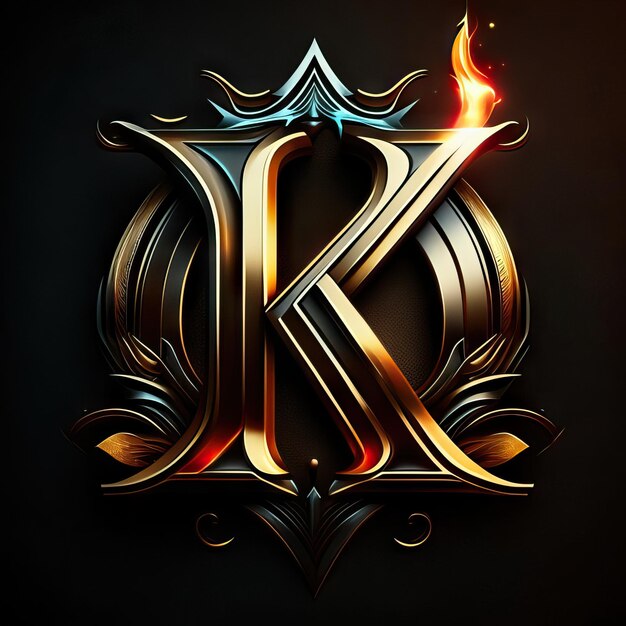 Foto letter k-logo