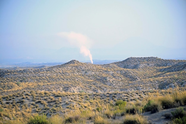 Letzte Steppe in den Feldern von Granada