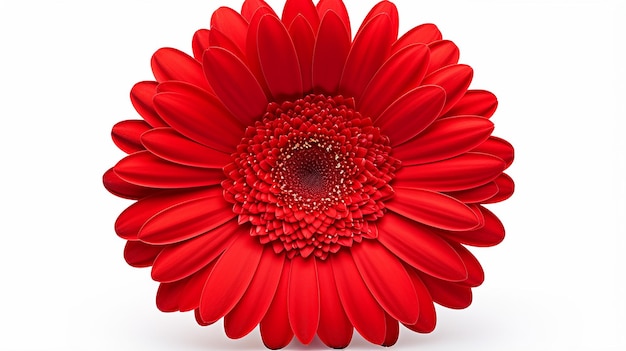 Leuchtend rote Gerbera