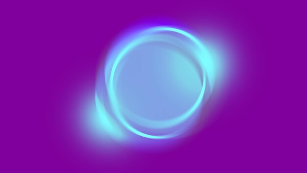 Foto leuchtende blaue glatte kreise abstrakter hintergrund 8k auflösung