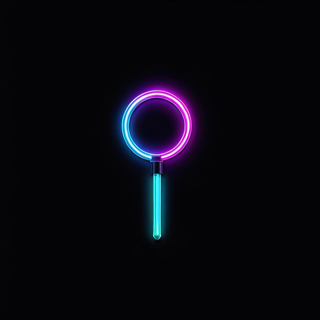 Leuchtende Neon-Zeile Schlüssel-Symbol isoliert auf schwarzem Hintergrund farbenfrohe Umrisse Konzept Vektorglowin