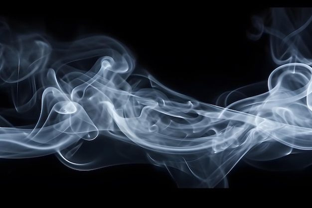Leuchtender holografischer abstrakter Hintergrund mit Rauch. Simulierter Hintergrund