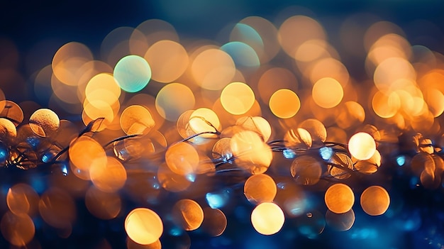 Leuchtendes Tanz-Bokeh und Lichtspiel