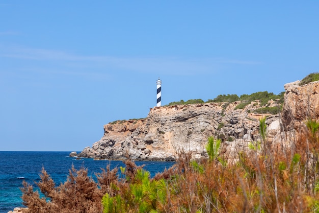 Leuchtturm auf Ibiza, Spanien