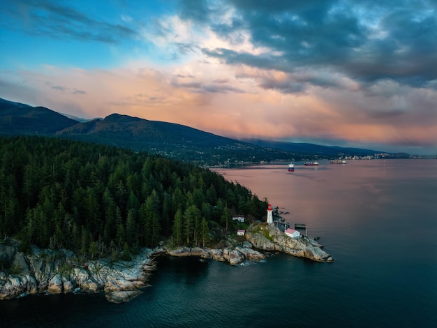 Leuchtturmpark in West-Vancouver Britisch-Kolumbien Kanada