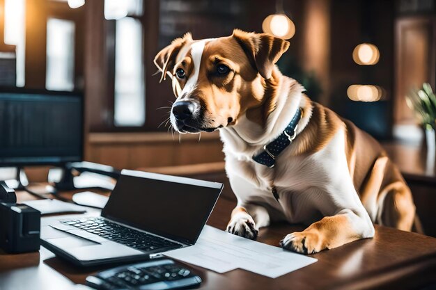 Foto levar o seu cão para o trabalho