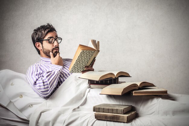 Leyendo en la cama