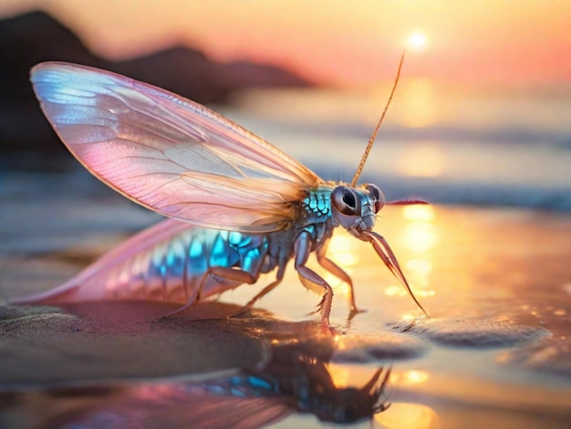 Libelle auf dem Wasser