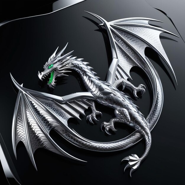 Liberar la creatividad El poder y el impacto de un diseño de logotipo de dragón
