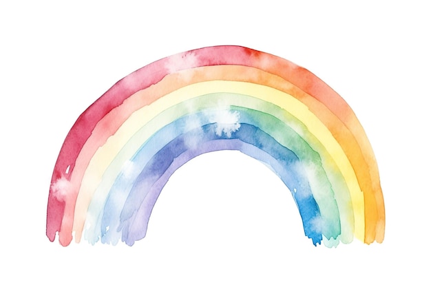 Liberar la magia del color con nuestro encantador conjunto de arco iris de acuarela perfecto para diseños imaginativos y artesanías