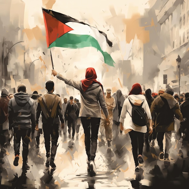 liberdade da Palestina parar de lutar e salvar a vida das pessoas