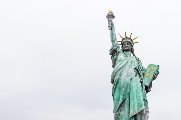 Liberty Statue, ein Wahrzeichen von New York City
