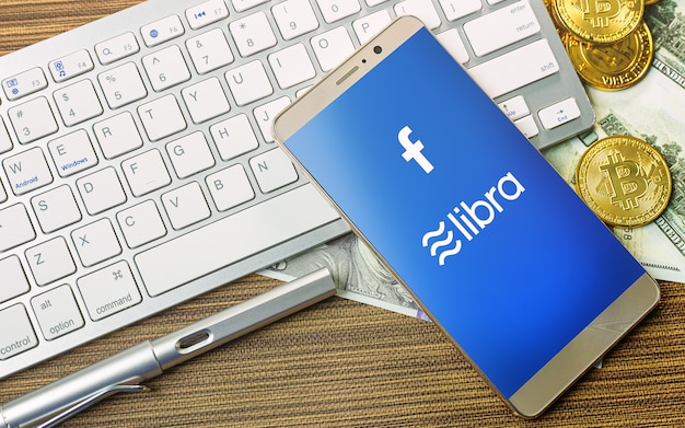 Libra facebook und bitcoin-kryptowährung für libra facebook-inhalte