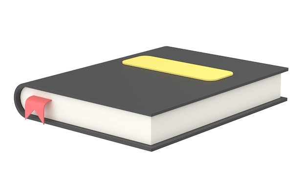 Libro 3D Cuaderno ilustrado en 3D