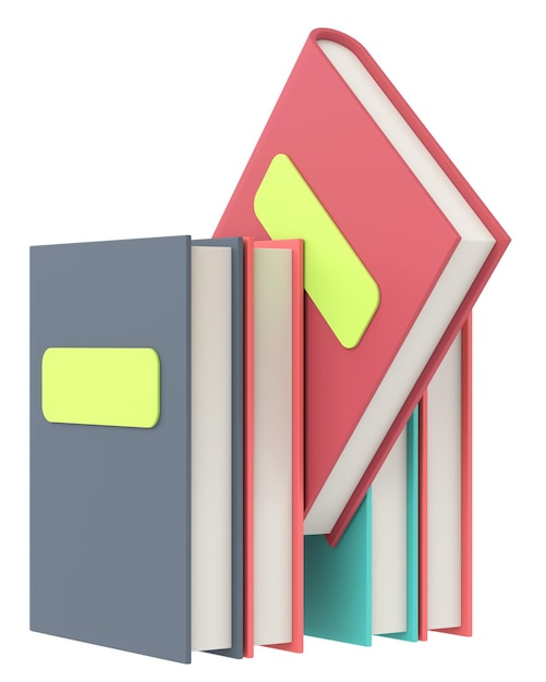 Libro 3D Cuaderno ilustrado en 3D
