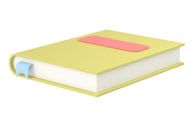 Libro 3D Cuaderno ilustrado en 3D