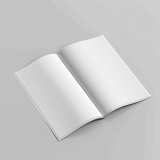 un libro abierto a una página que dice "el libro está abierto"