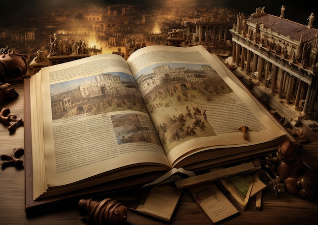 Un libro académico sobre la historia y la cultura de la antigua Roma.