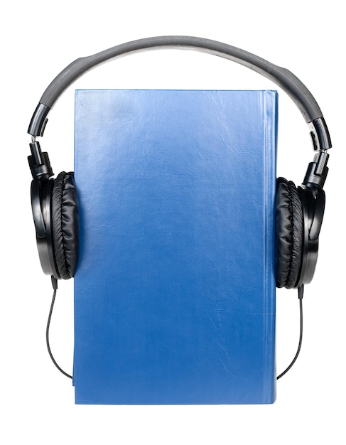 Libro con auriculares