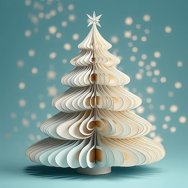 Libro blanco estilo de papel de árbol IA generativa